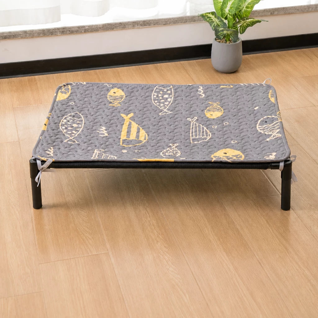 Elevated Dog & Cat Bed with Removable, Washable Pad