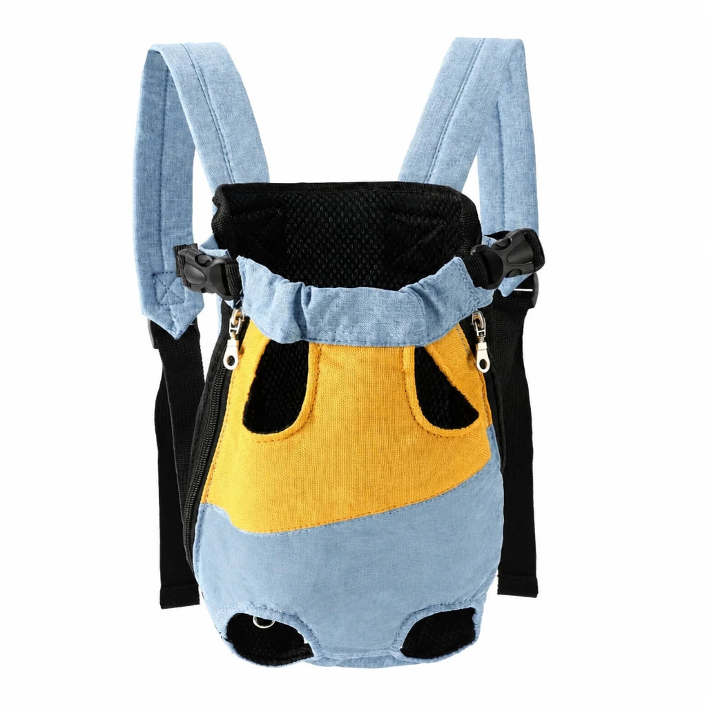 Front-Carry Pet Carrier Backpack for Small Dogs and Cats