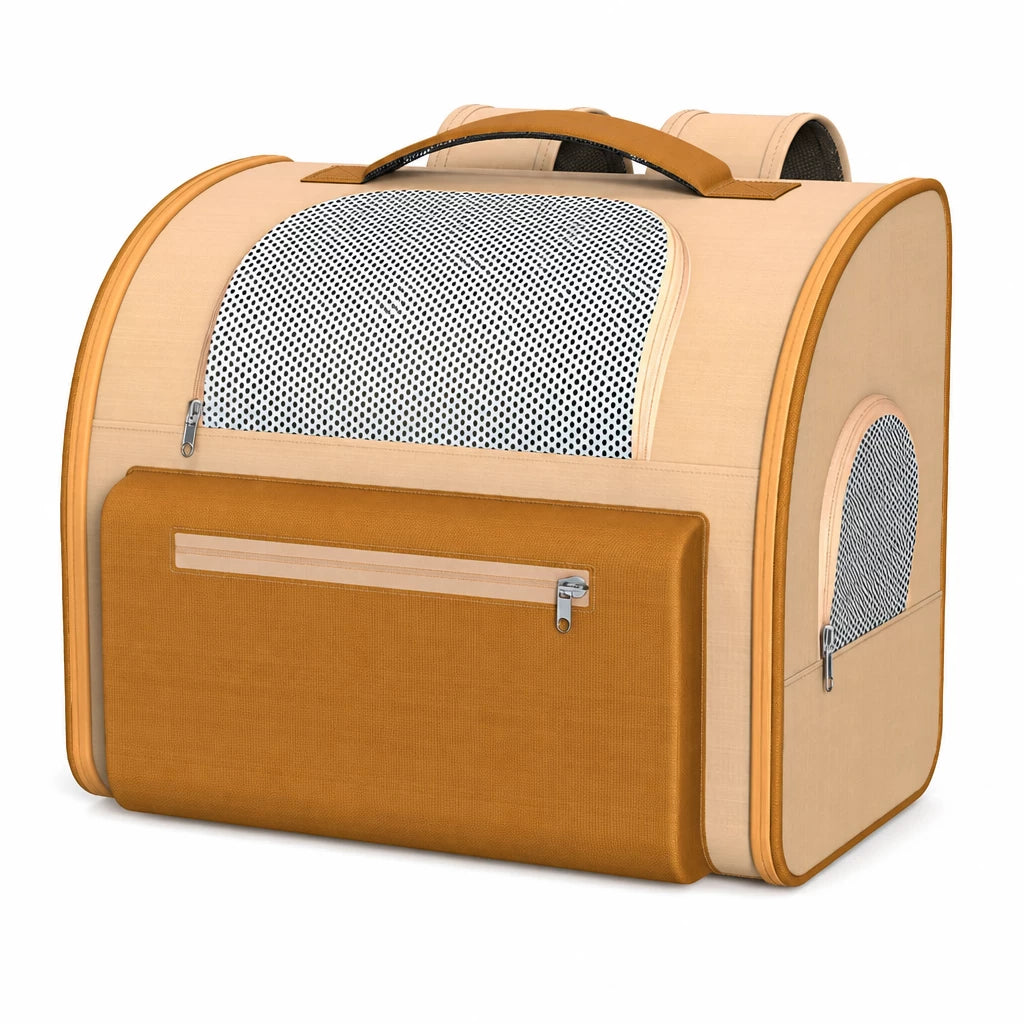 Expandable Pet Carrier Backpack for Pets Up to 16 lb