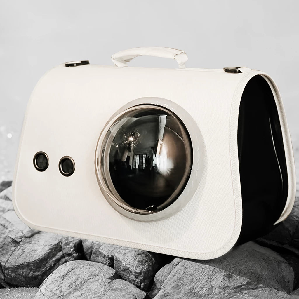 Capsule Pet Carrier Backpack for Cats and Small Dogs Up to 16 lb