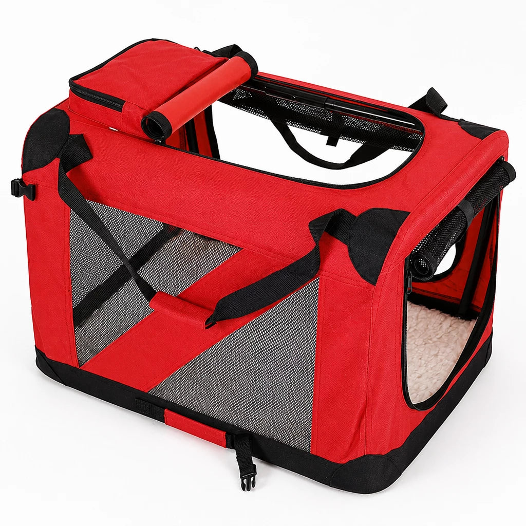 Portable Folding Pet Carrier for Car Travel