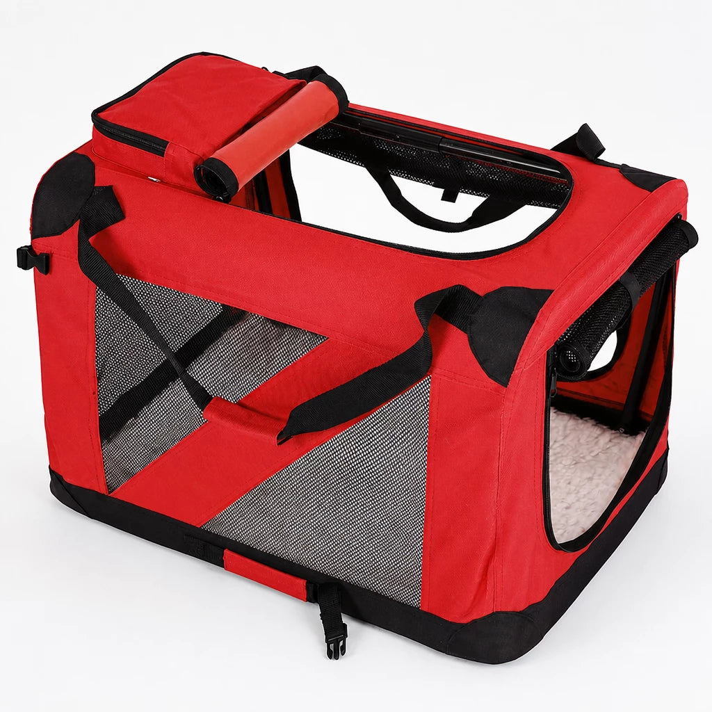 Portable Folding Pet Carrier for Car Travel