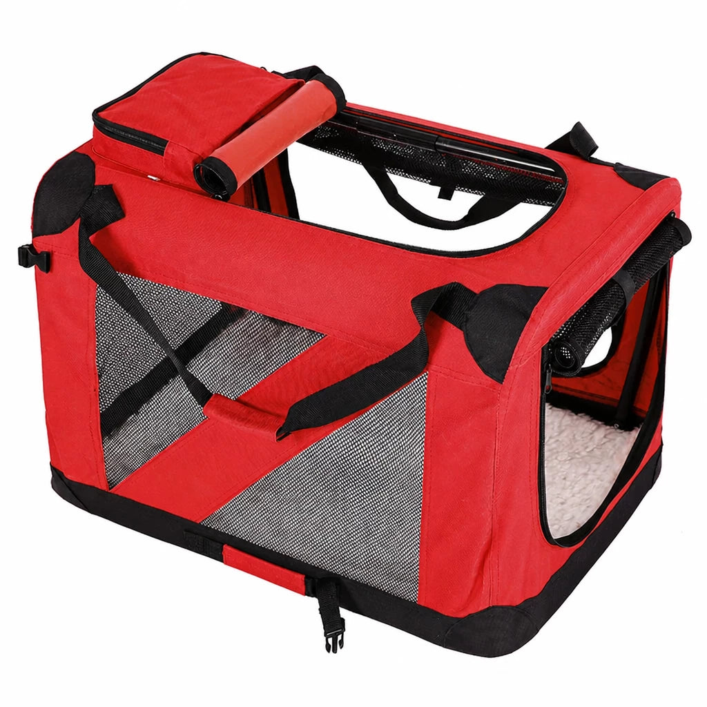 Portable Folding Pet Carrier for Car Travel