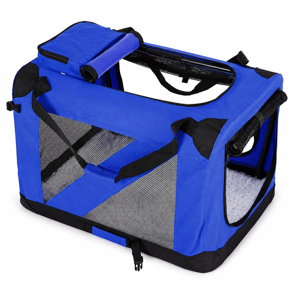 Portable Folding Pet Carrier for Car Travel