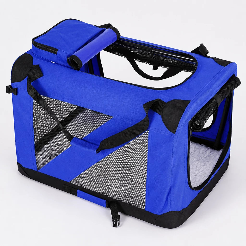 Portable Folding Pet Carrier for Car Travel