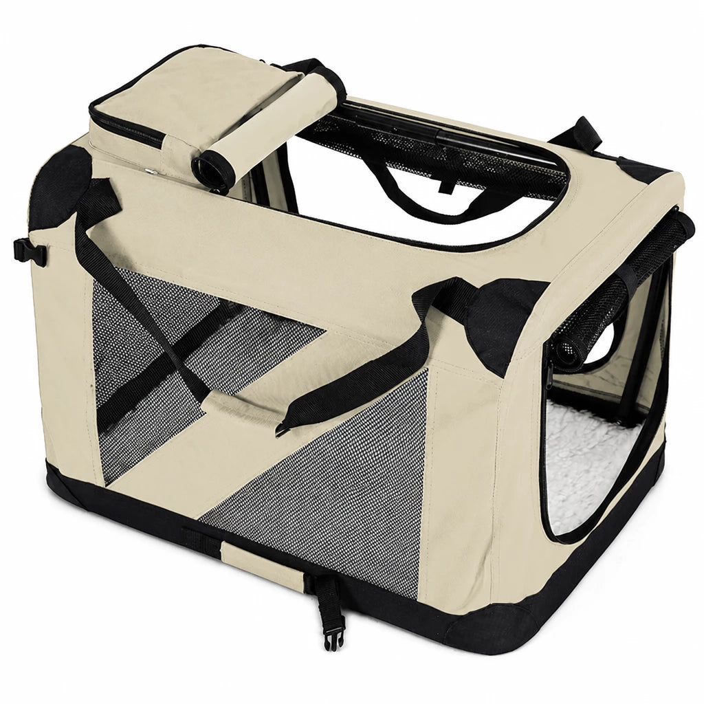 Portable Folding Pet Carrier for Car Travel