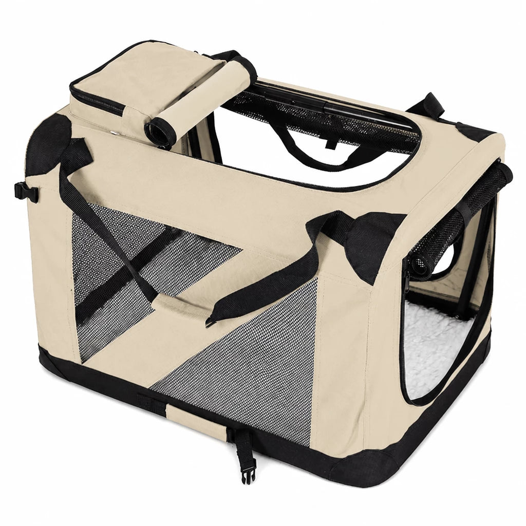 Portable Folding Pet Carrier for Car Travel