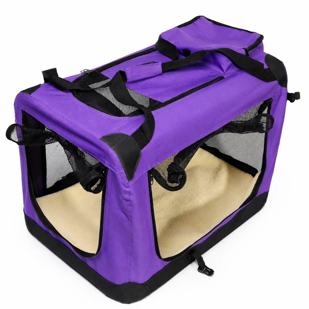 Portable Folding Pet Carrier for Car Travel