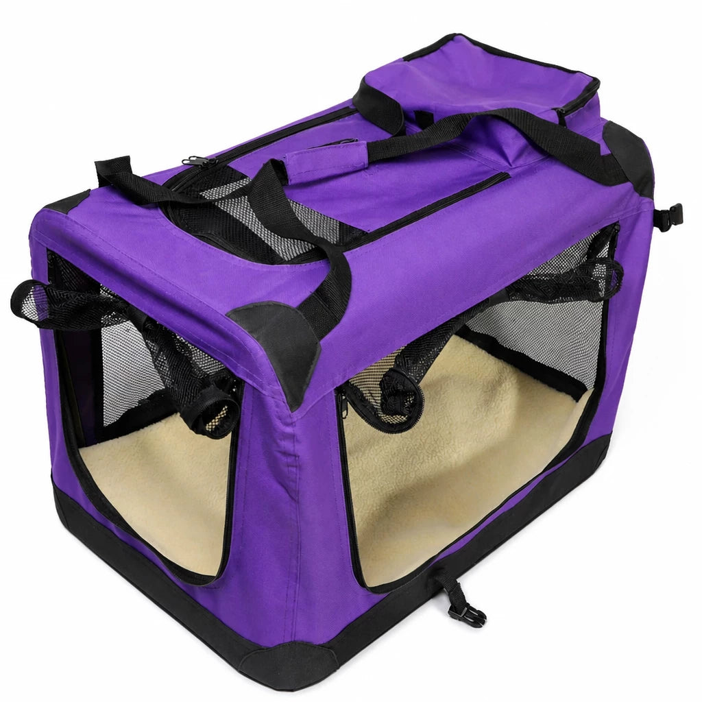 Portable Folding Pet Carrier for Car Travel