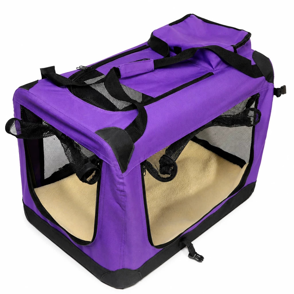 Portable Folding Pet Carrier for Car Travel