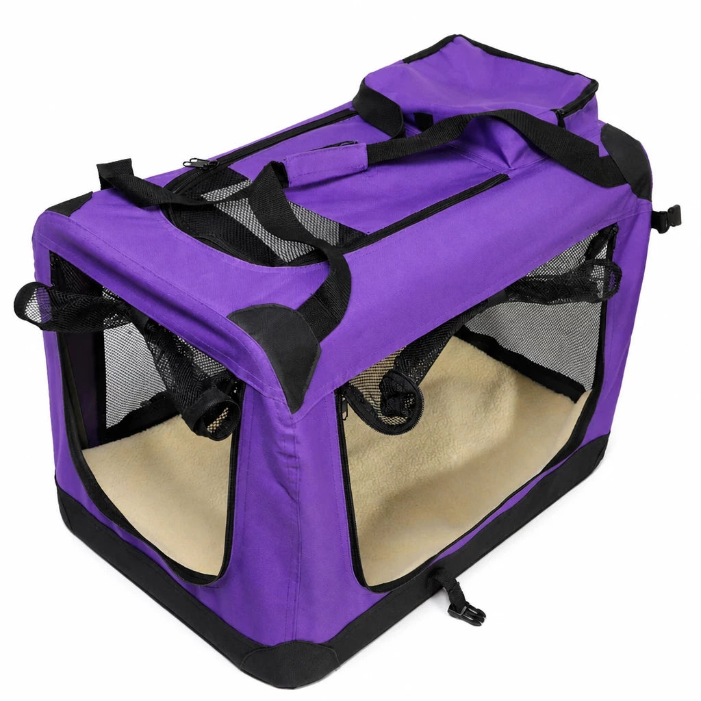 Portable Folding Pet Carrier for Car Travel