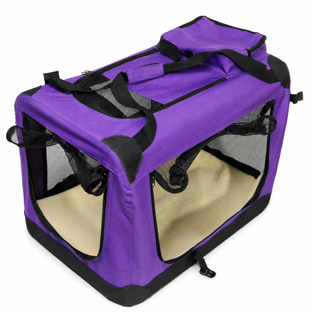 Portable Folding Pet Carrier for Car Travel
