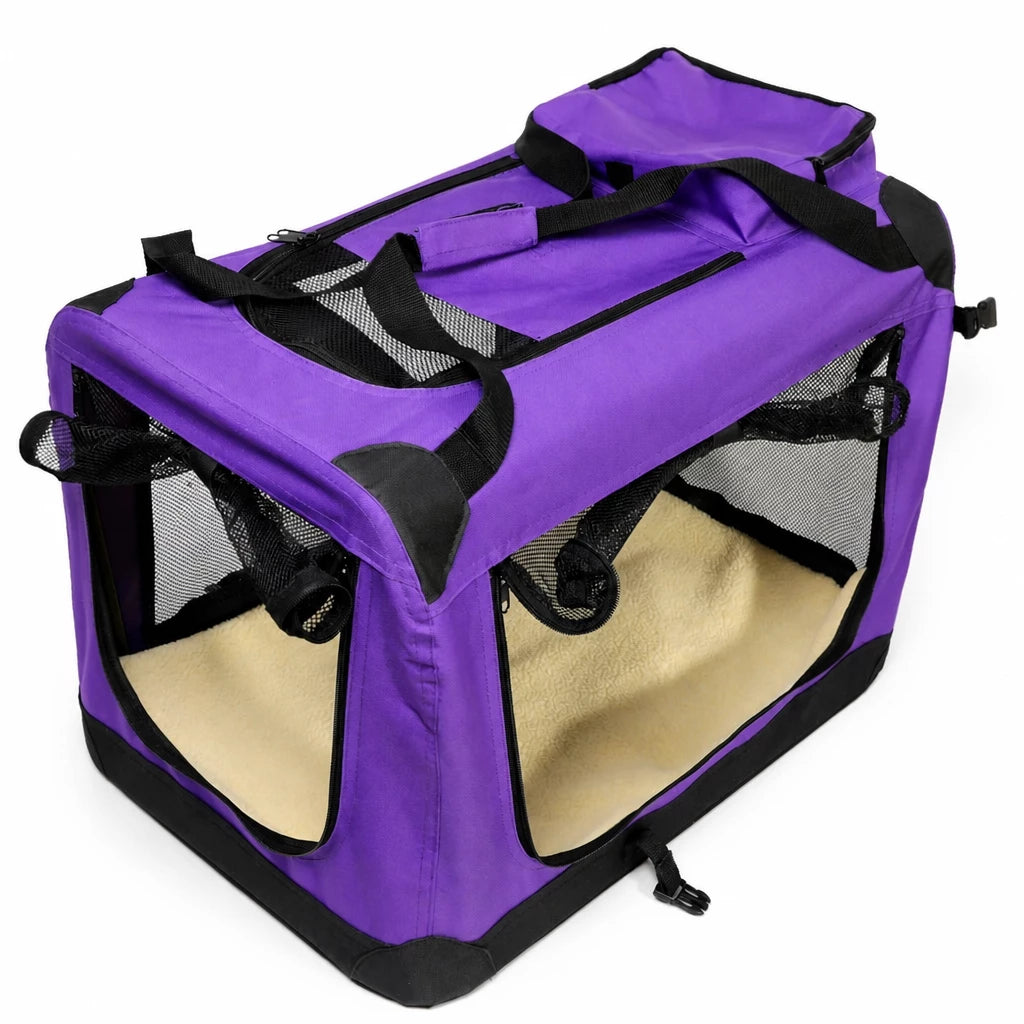 Portable Folding Pet Carrier for Car Travel