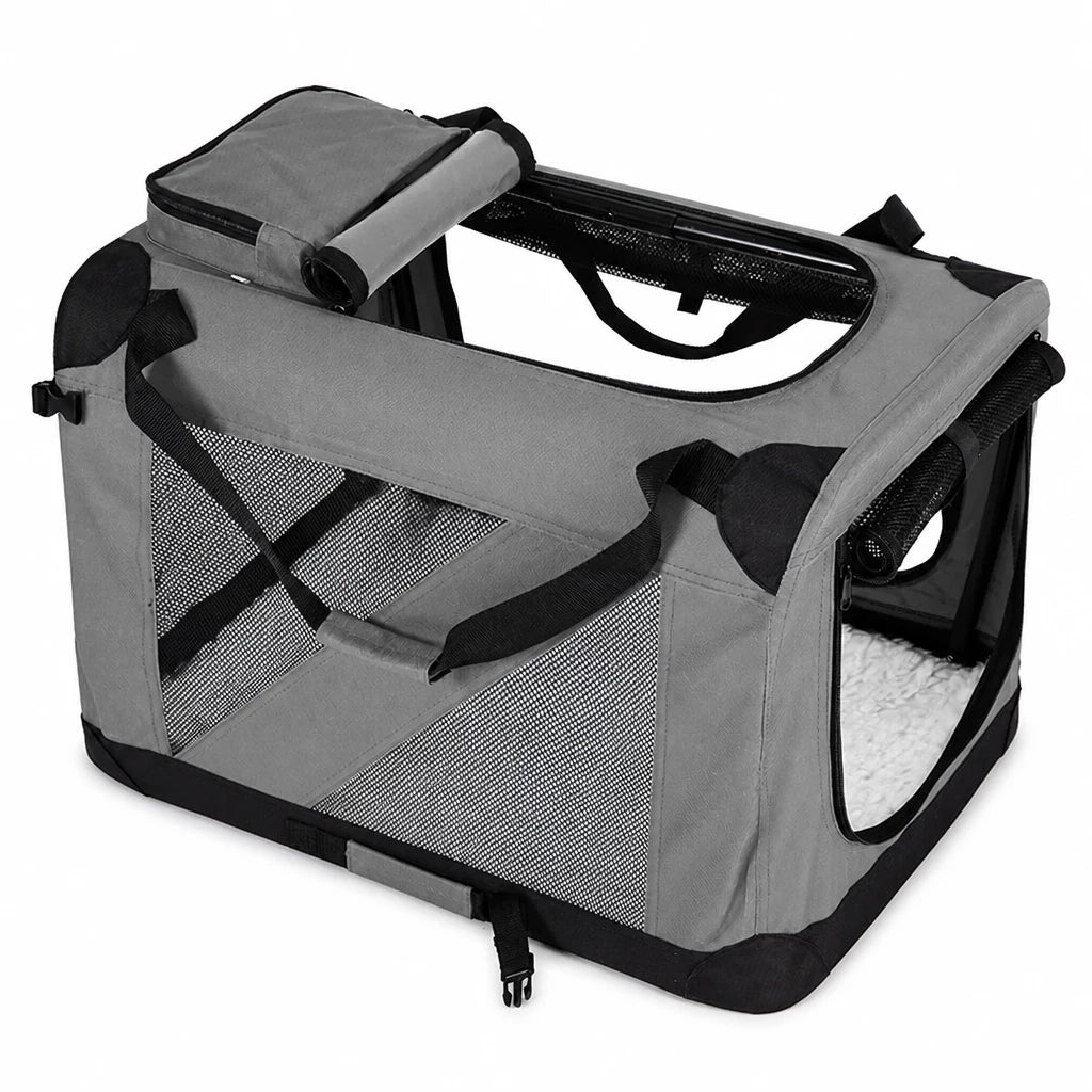 Portable Folding Pet Carrier for Car Travel