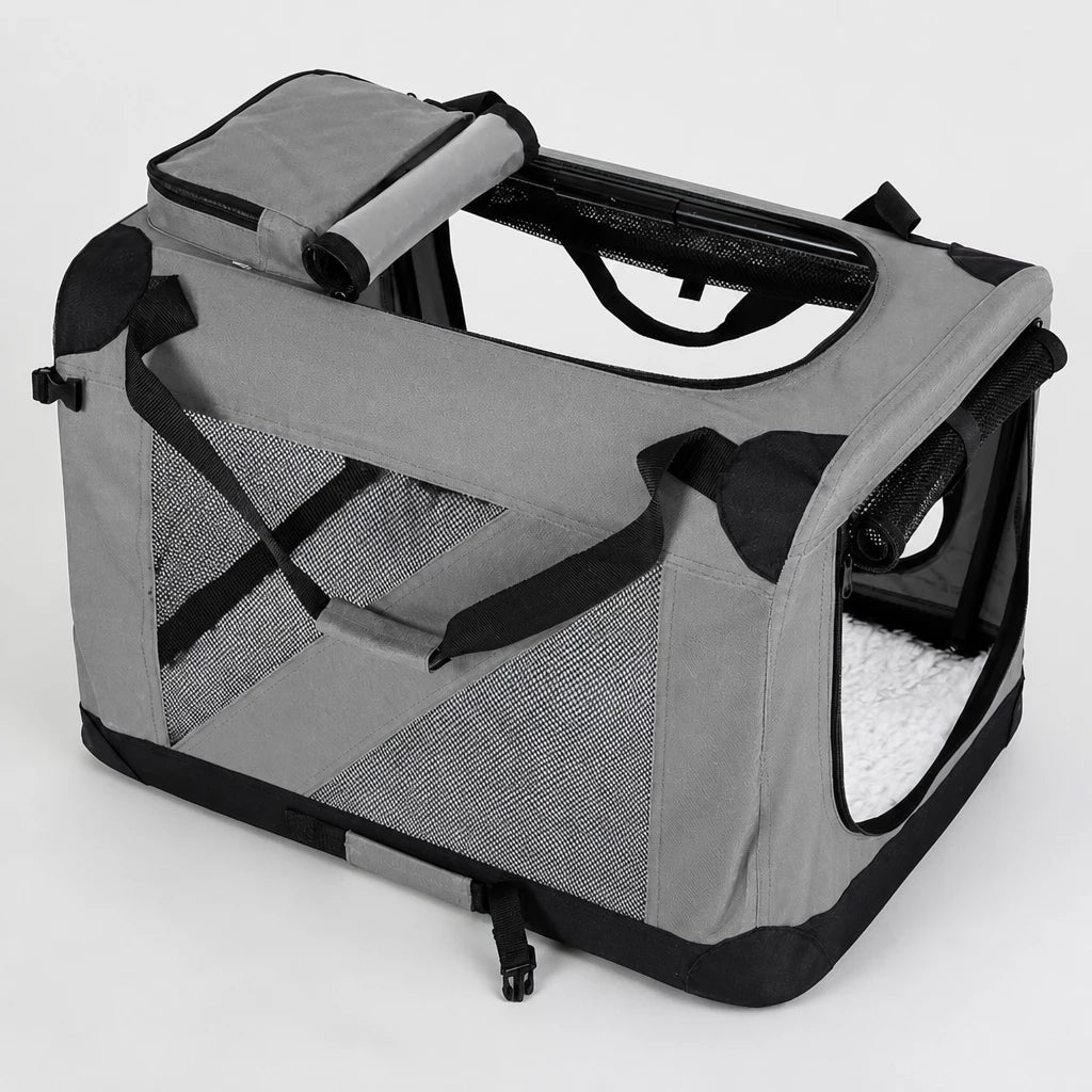 Portable Folding Pet Carrier for Car Travel