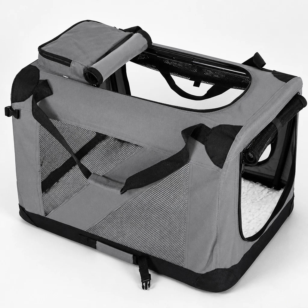 Portable Folding Pet Carrier for Car Travel