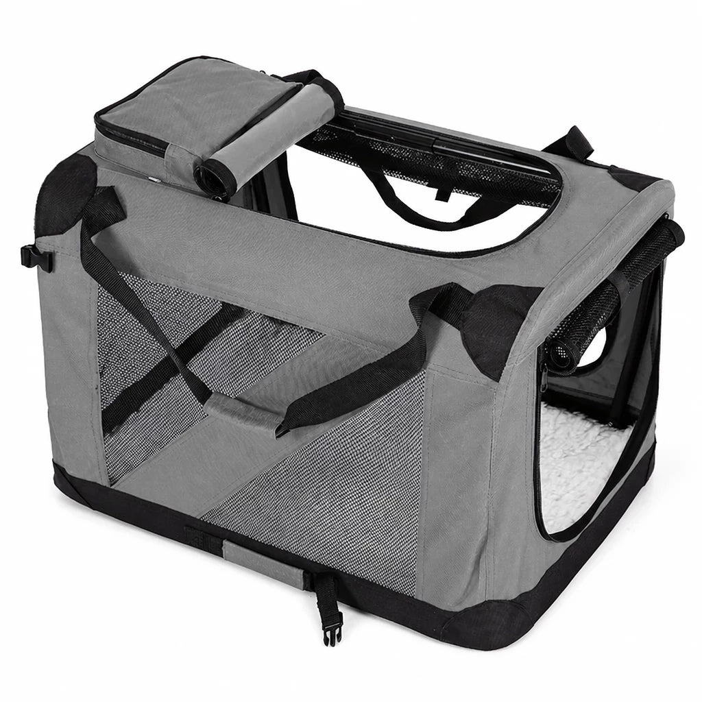 Portable Folding Pet Carrier for Car Travel