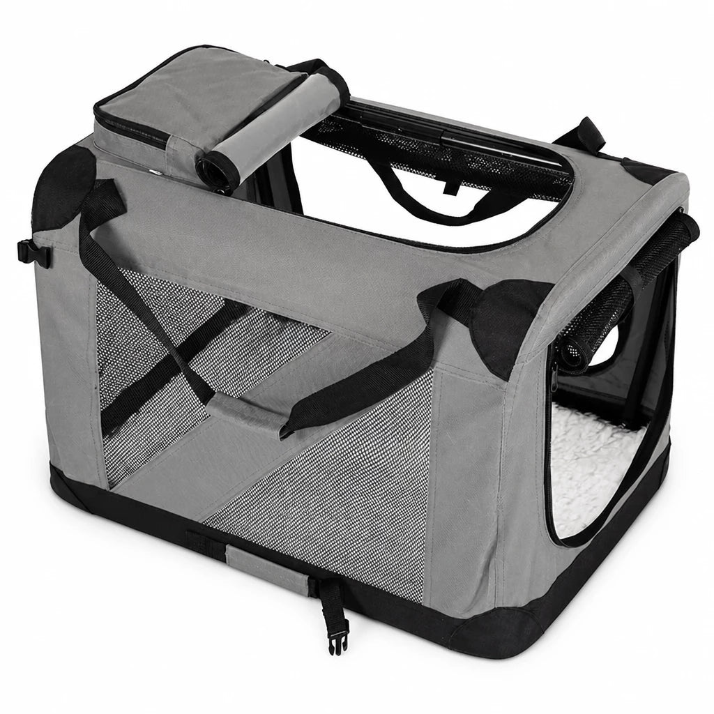 Portable Folding Pet Carrier for Car Travel