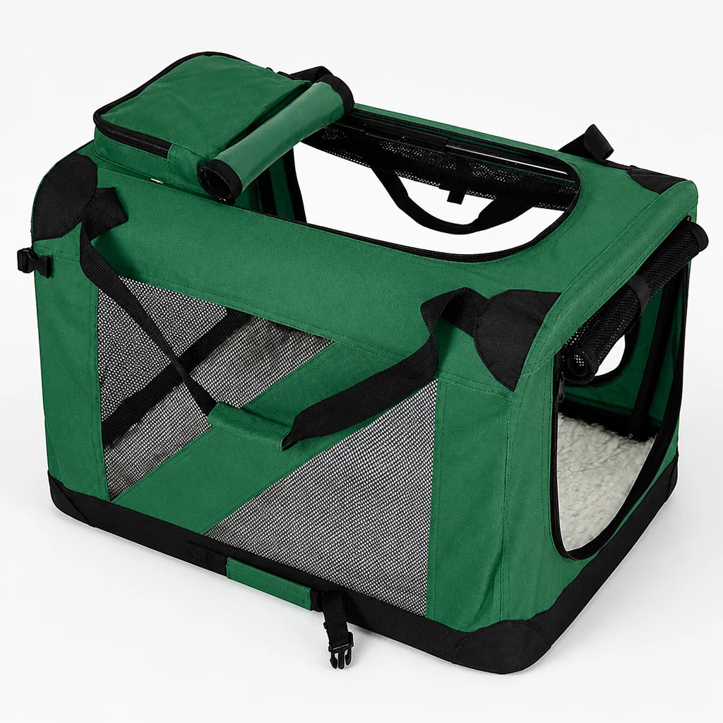 Portable Folding Pet Carrier for Car Travel