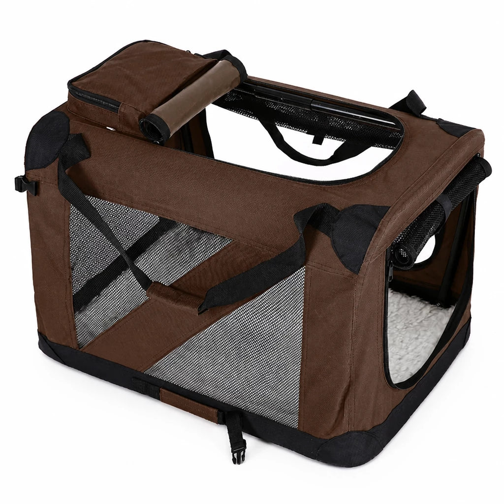 Portable Folding Pet Carrier for Car Travel