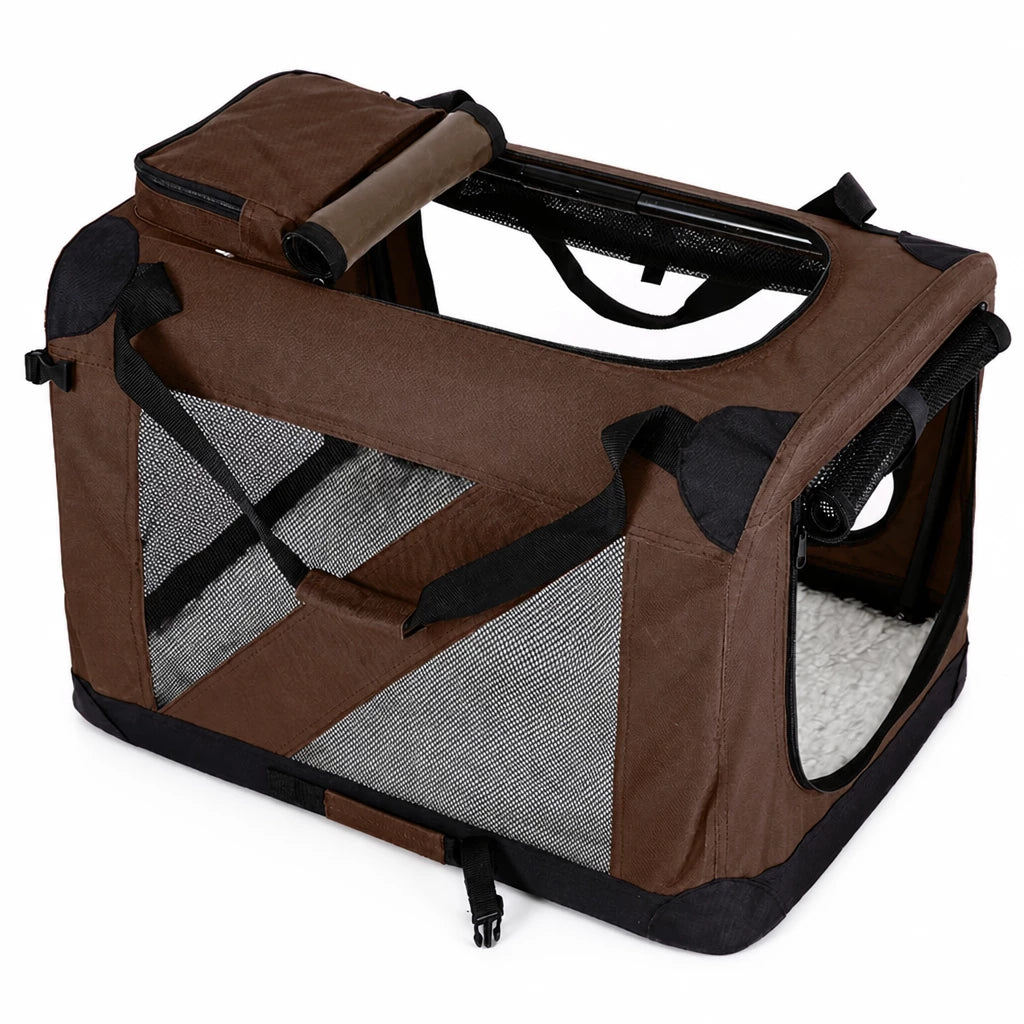 Portable Folding Pet Carrier for Car Travel