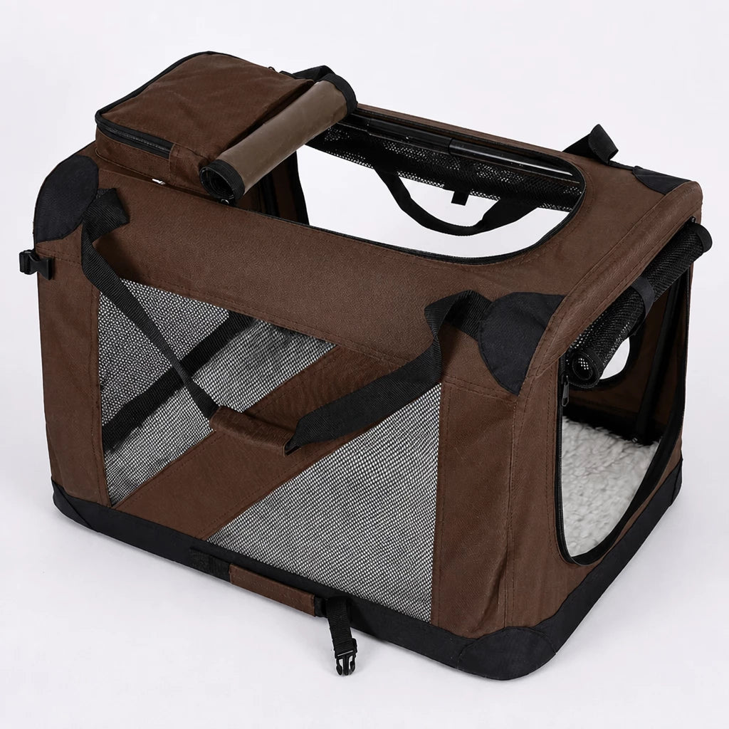Portable Folding Pet Carrier for Car Travel