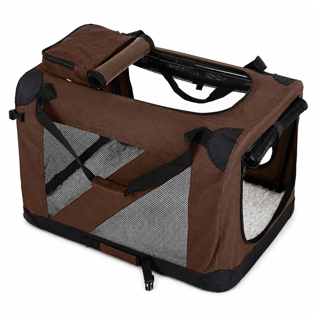 Portable Folding Pet Carrier for Car Travel