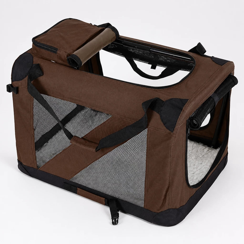 Portable Folding Pet Carrier for Car Travel