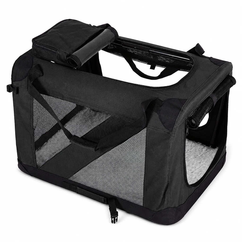 Portable Folding Pet Carrier for Car Travel