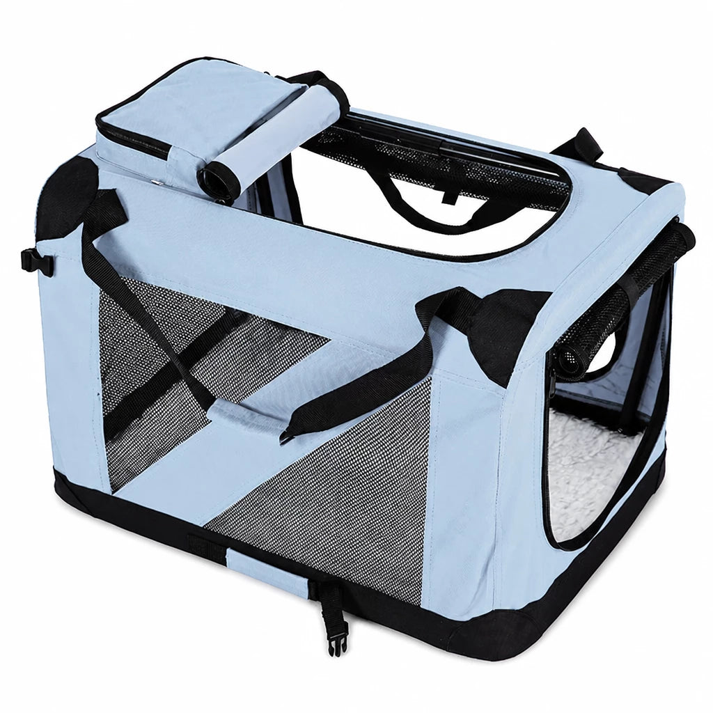 Portable Folding Pet Carrier for Car Travel