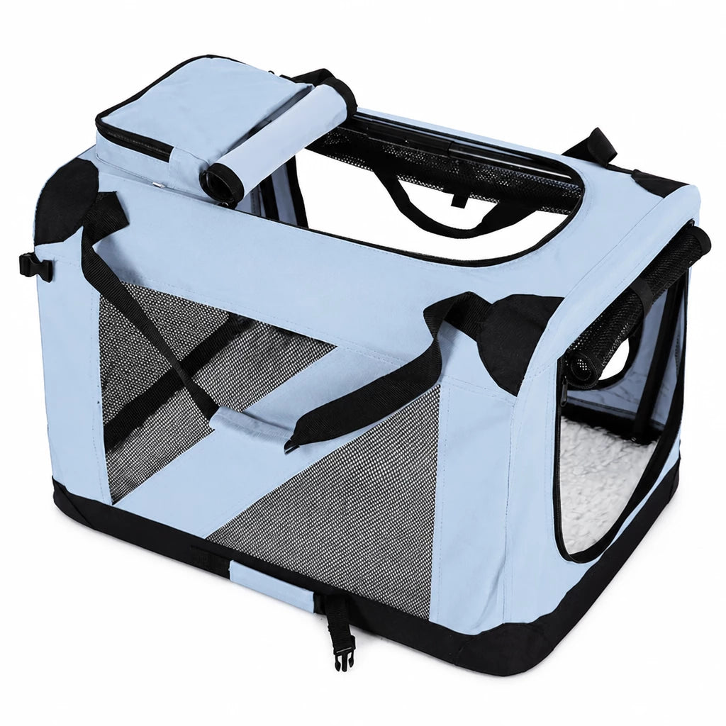 Portable Folding Pet Carrier for Car Travel