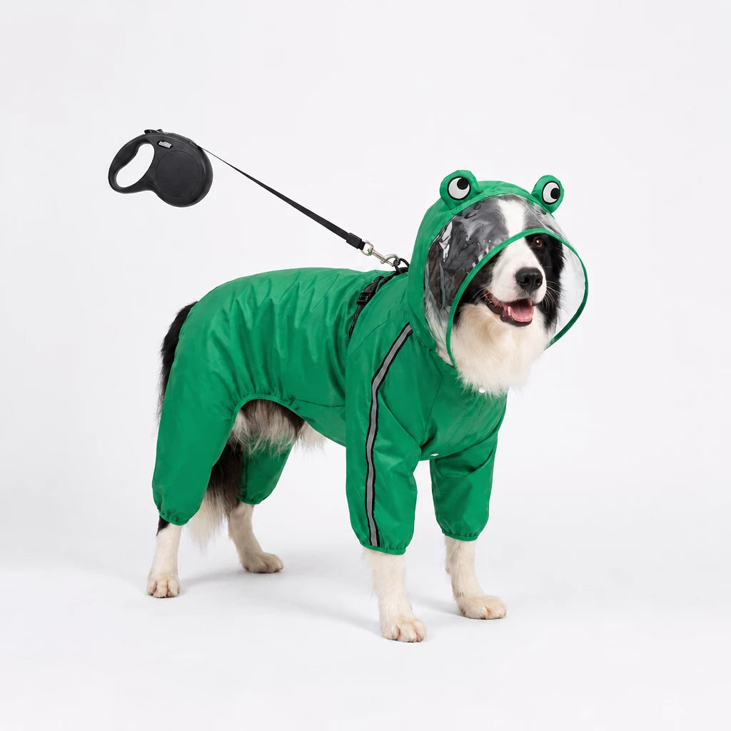 Reflective Waterproof Pet Raincoat