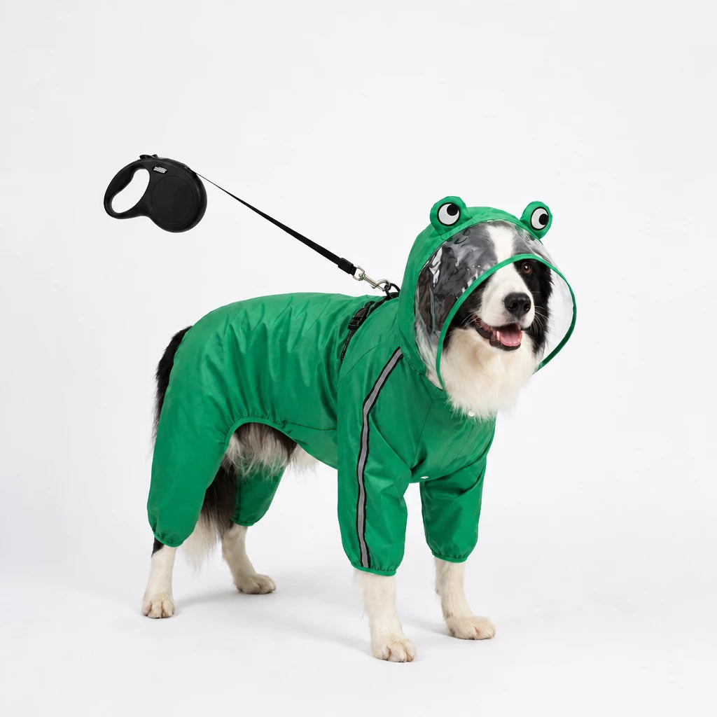 Reflective Waterproof Pet Raincoat