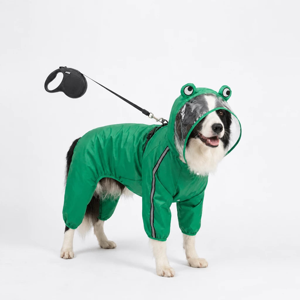 Reflective Waterproof Pet Raincoat
