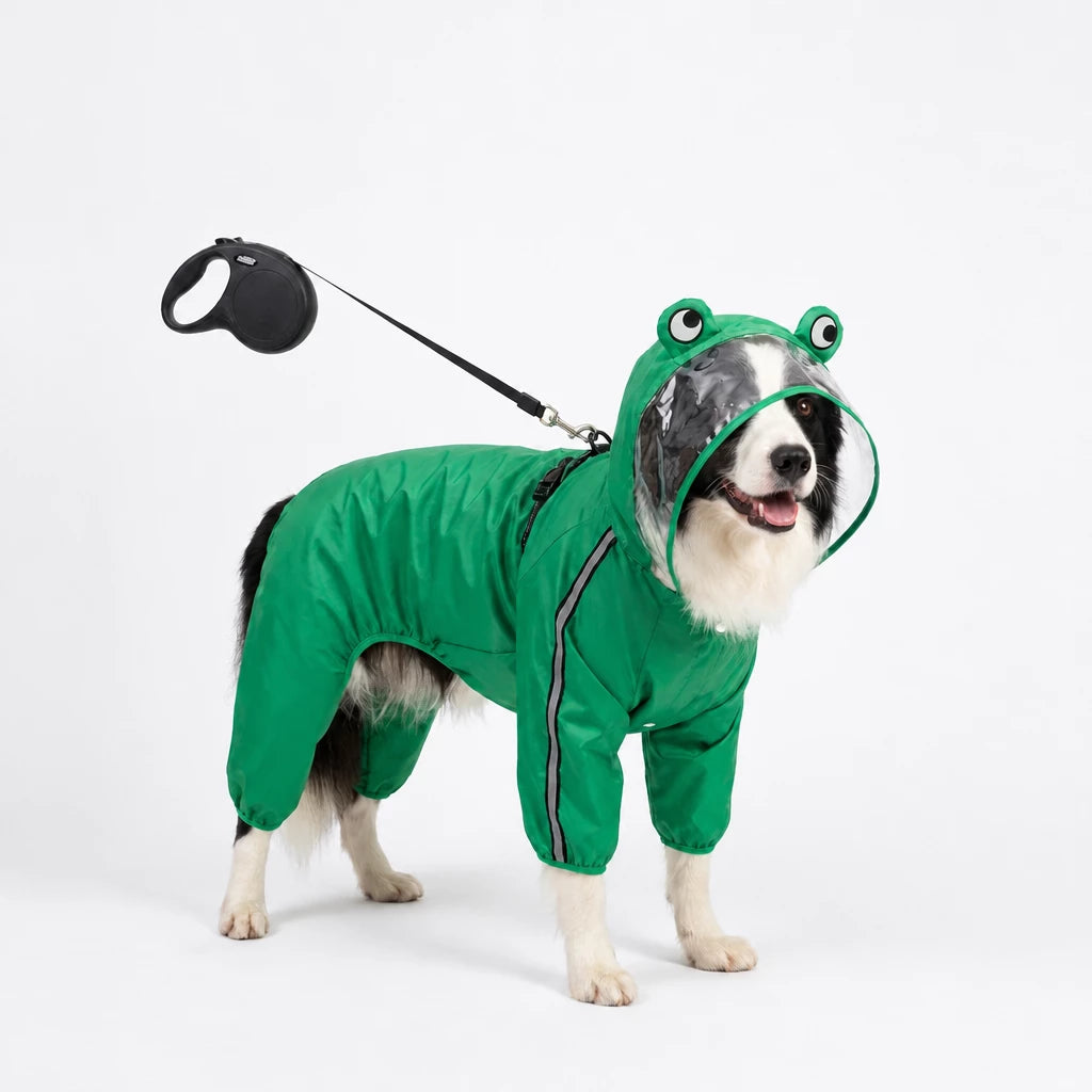 Reflective Waterproof Pet Raincoat