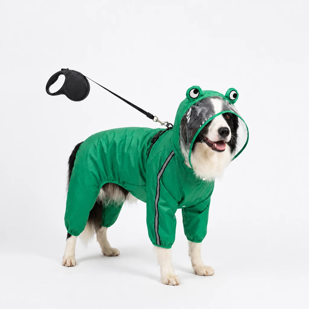 Reflective Waterproof Pet Raincoat