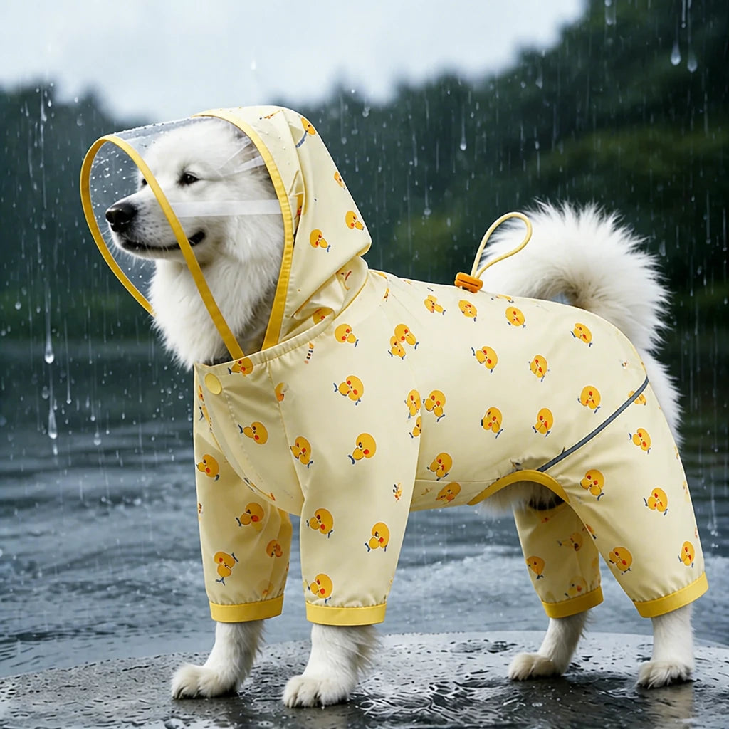 Full-Coverage Dog Raincoat