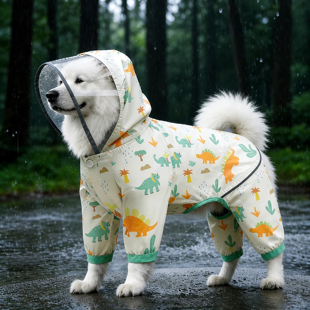 Full-Coverage Dog Raincoat