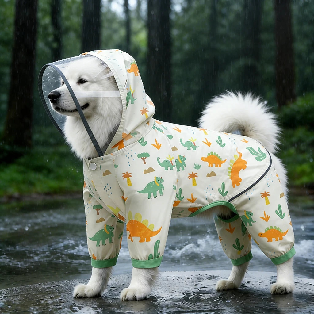 Full-Coverage Dog Raincoat