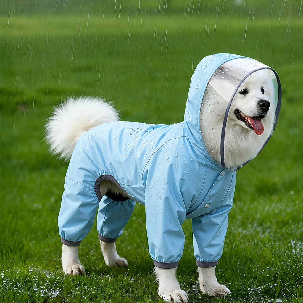 Full-Coverage Dog Raincoat