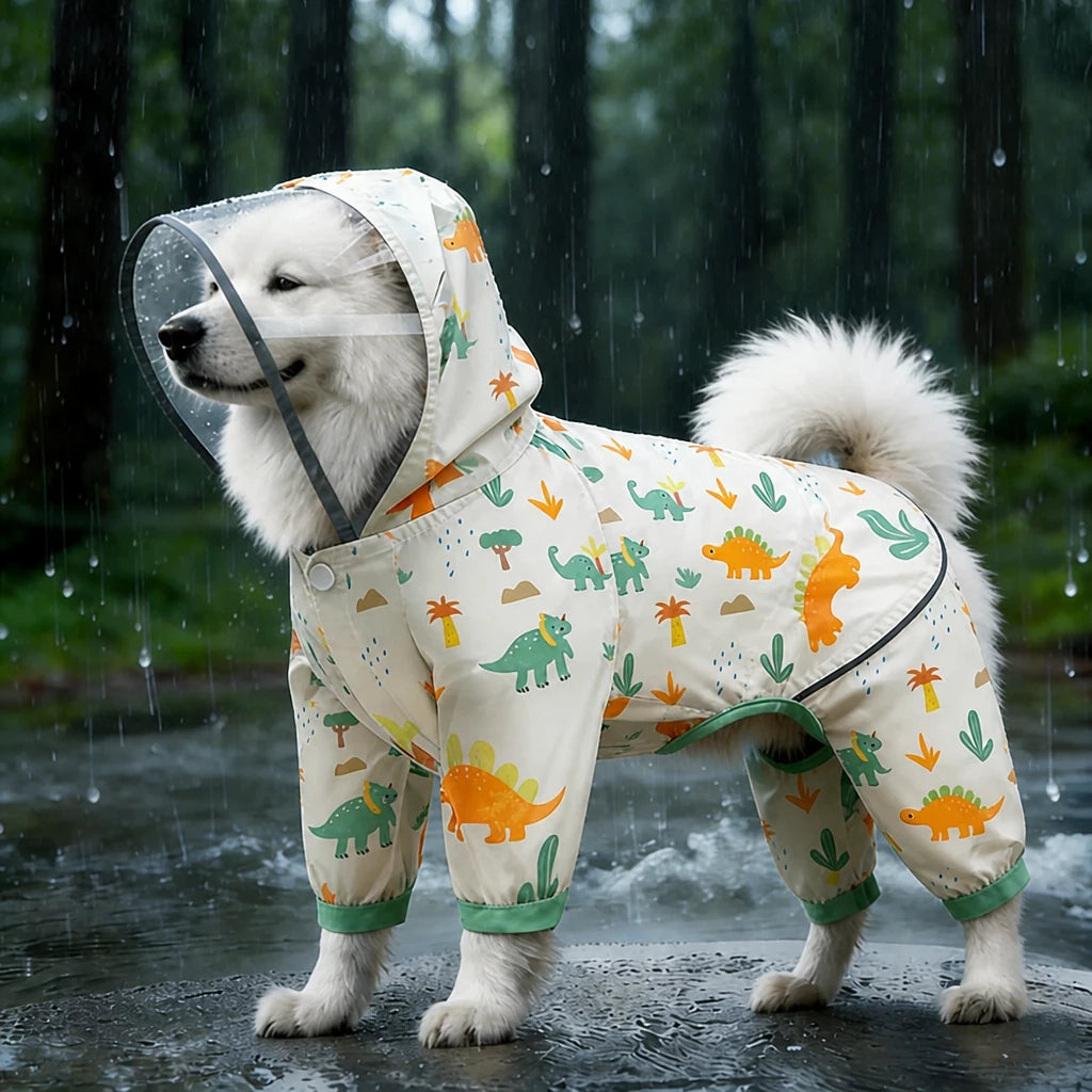 Full-Coverage Dog Raincoat