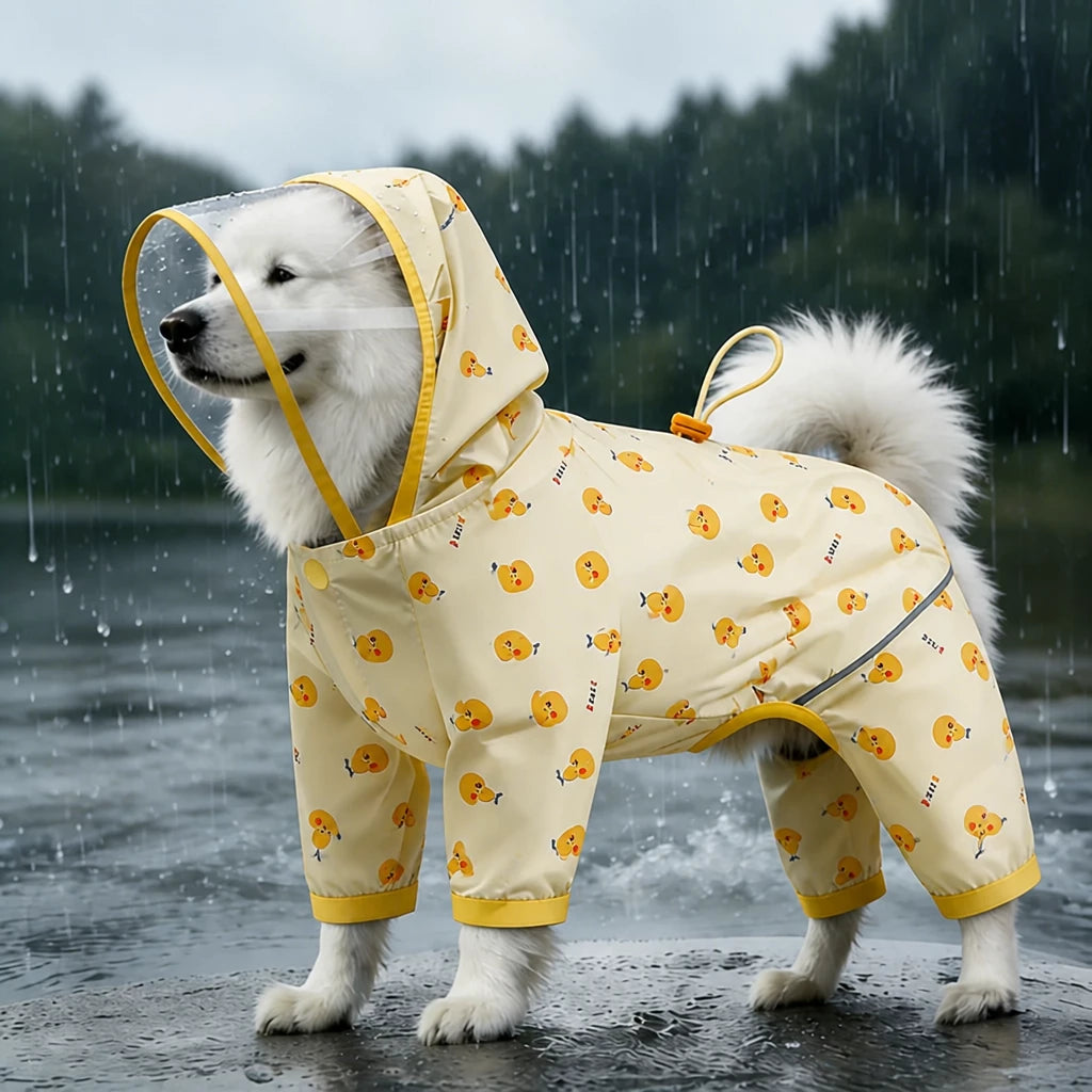 Full-Coverage Dog Raincoat