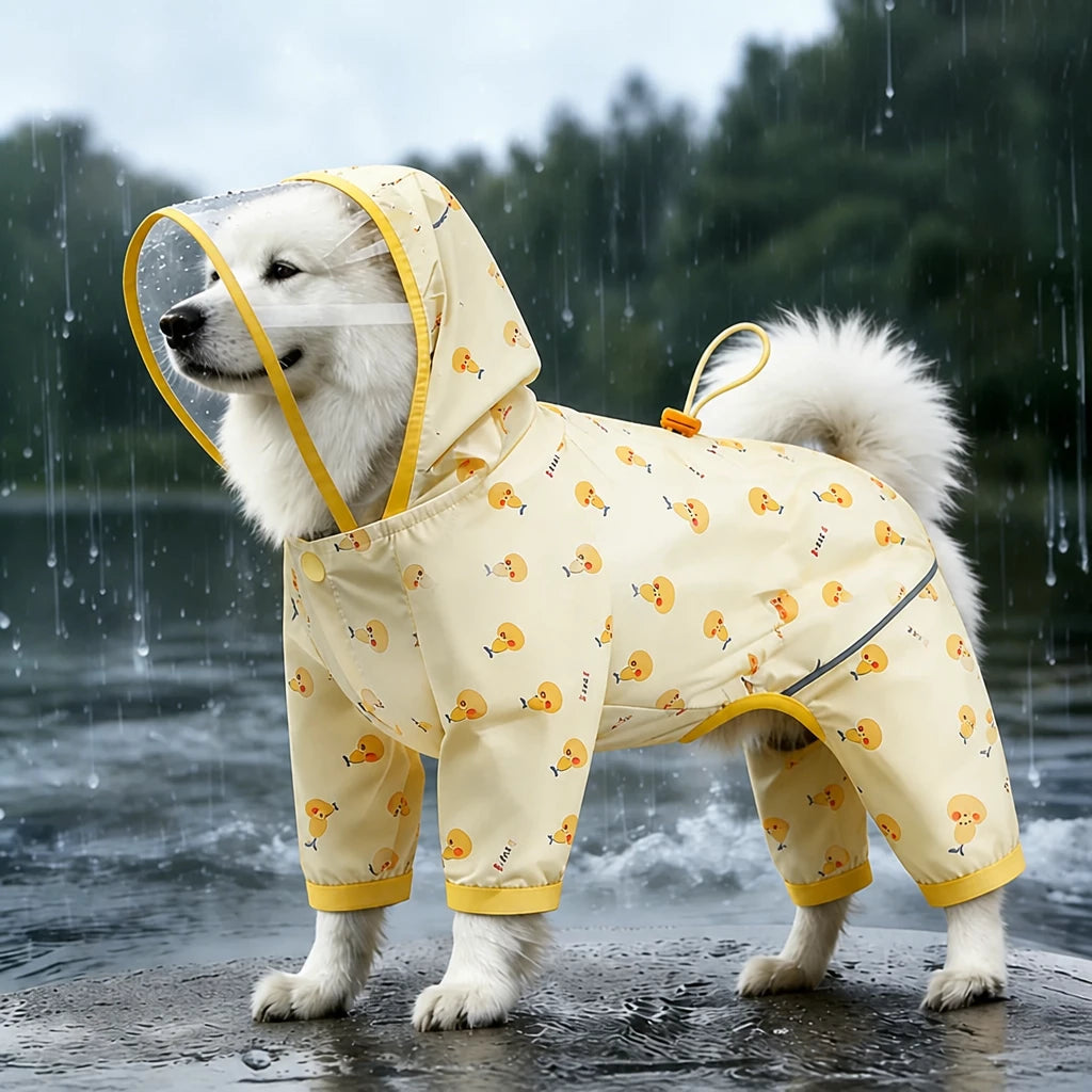 Full-Coverage Dog Raincoat