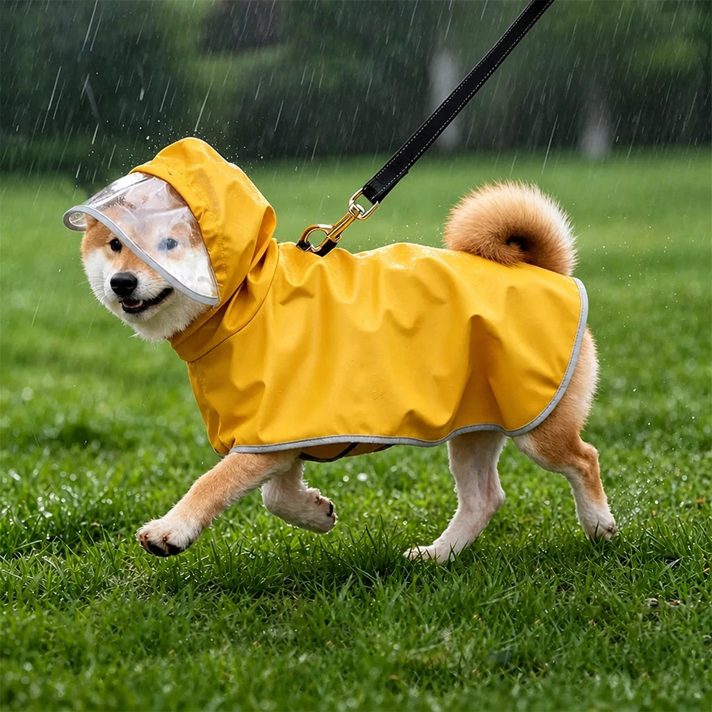 Waterproof Four-Leg Dog Raincoat