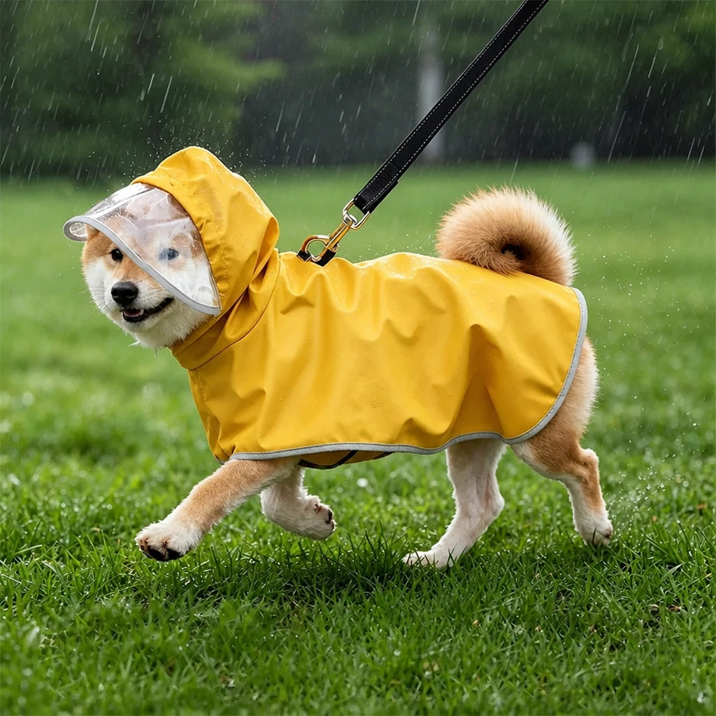 Waterproof Four-Leg Dog Raincoat