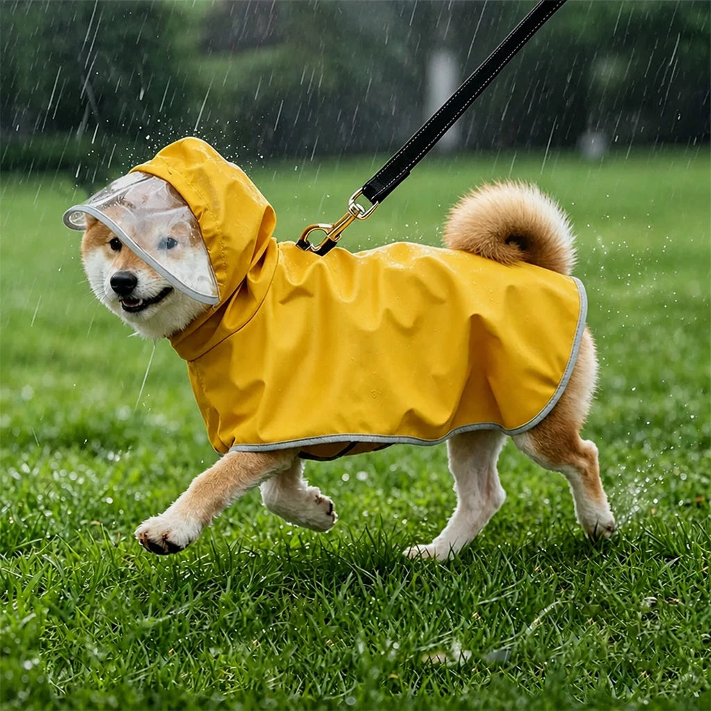 Waterproof Four-Leg Dog Raincoat