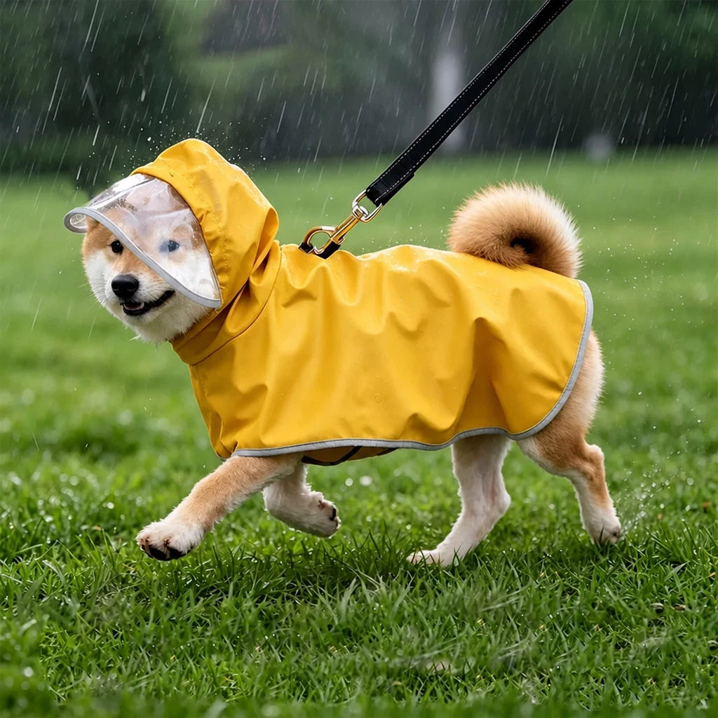 Waterproof Four-Leg Dog Raincoat