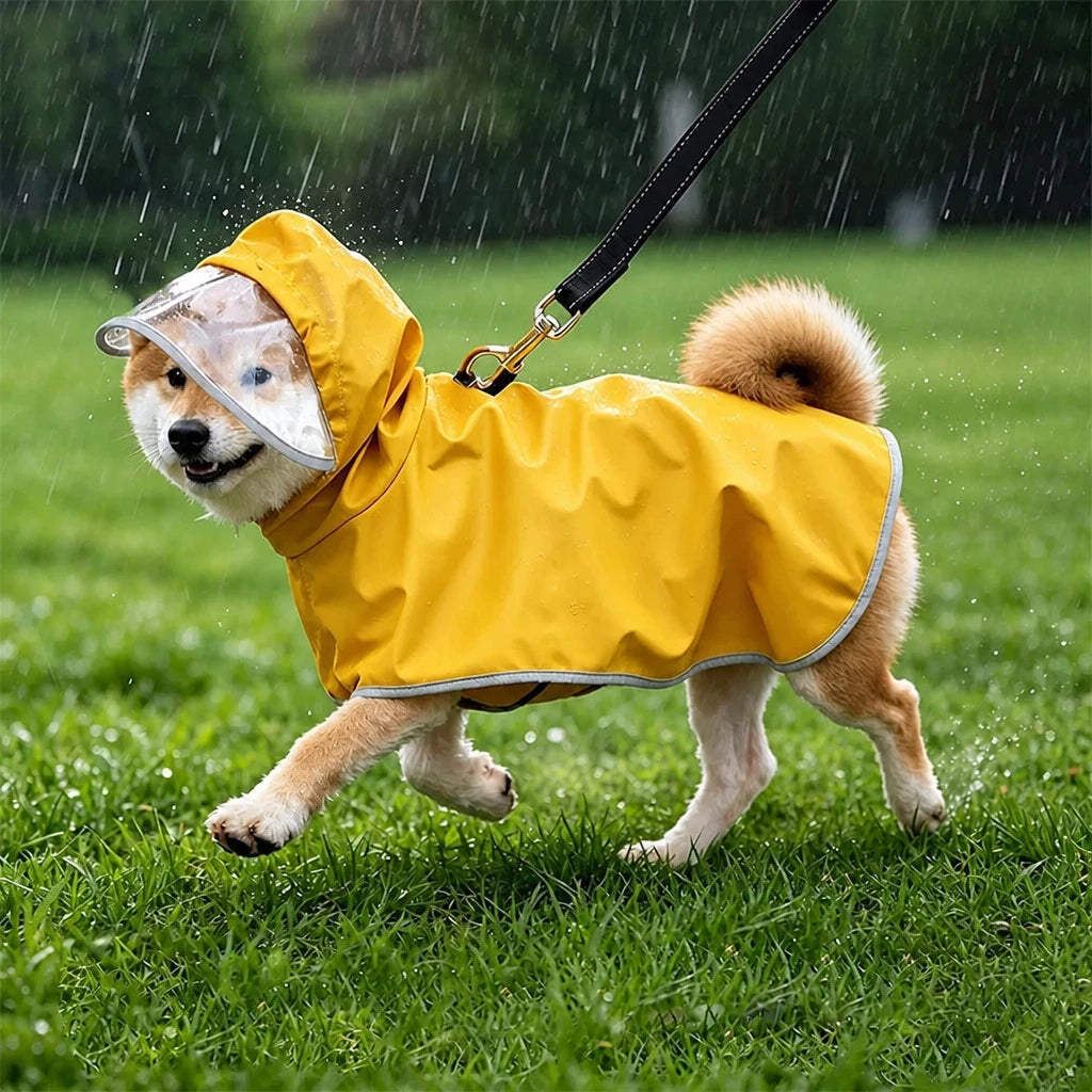Waterproof Four-Leg Dog Raincoat