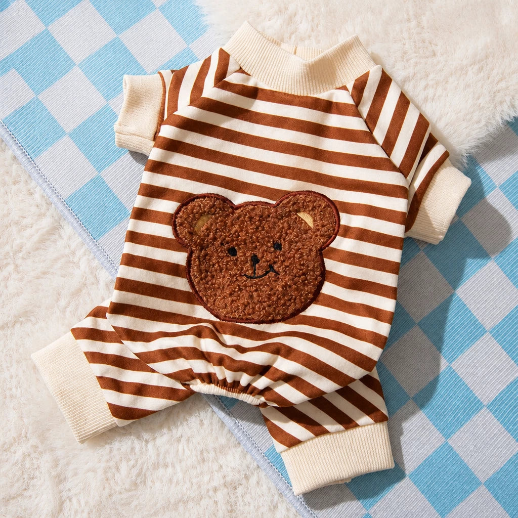 Teddy Bear Four-Leg Pet Outfit for Small Dogs & Cats