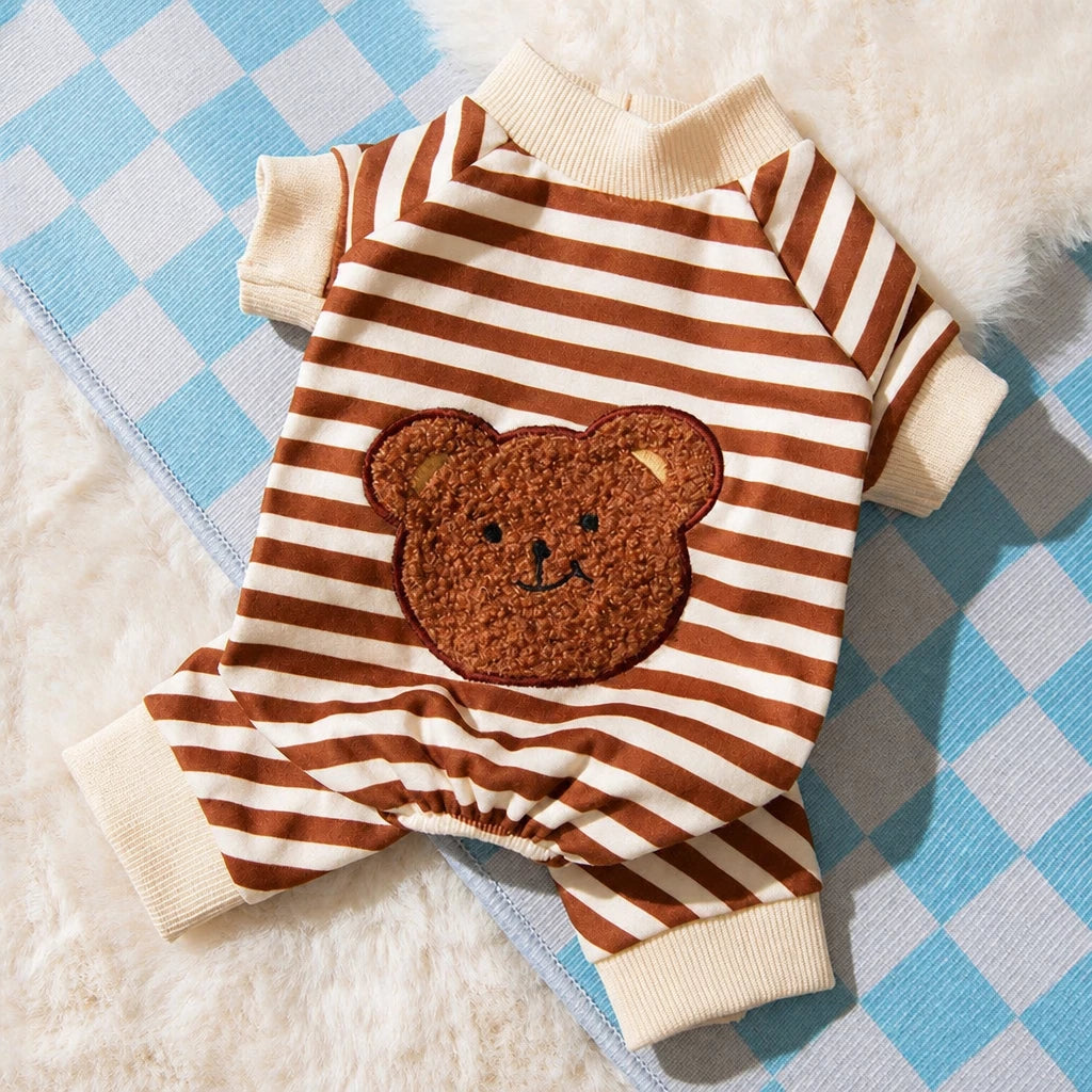 Teddy Bear Four-Leg Pet Outfit for Small Dogs & Cats